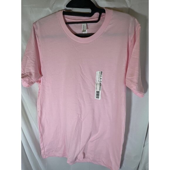 Bella-Canvas C3001 Unisex Jersey Short Sleeve Tee, Pink, Size M, NWT - Picture 2 of 3